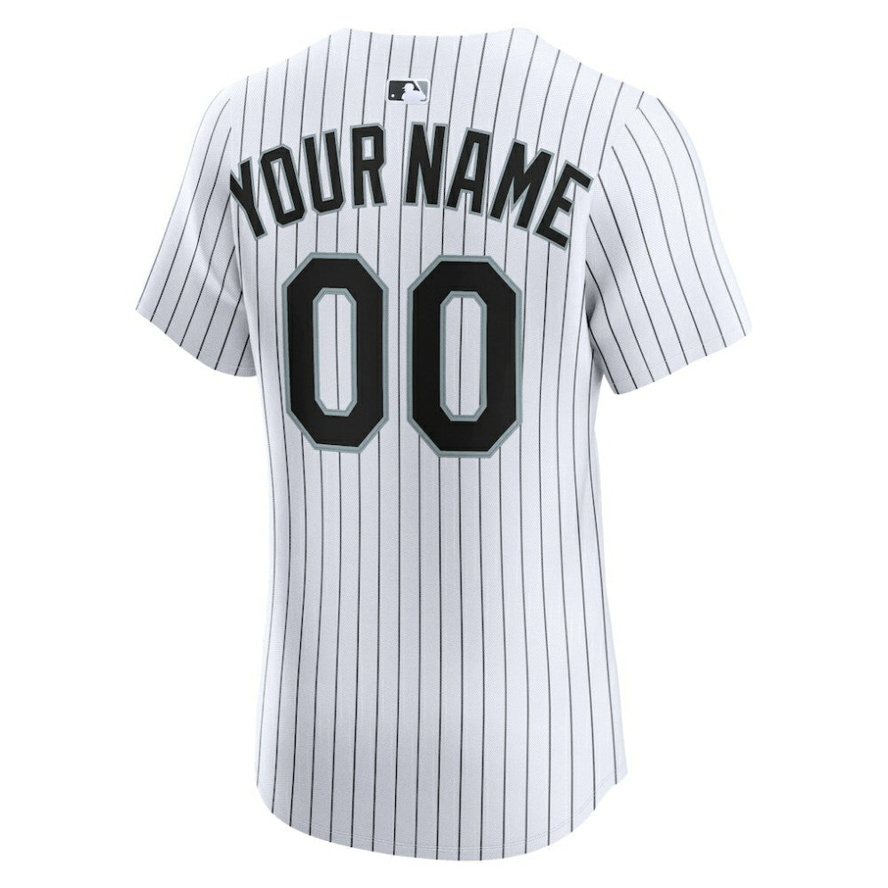 Chicago White Sox Nike Home Elite Custom Jersey - White - Nike Sale