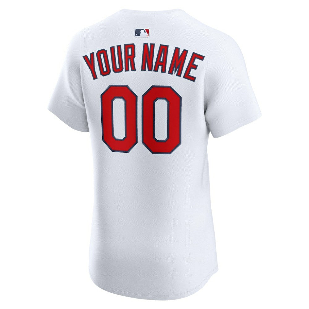 St. Louis Cardinals Nike Home Elite Custom Jersey - White - Nike on Sale