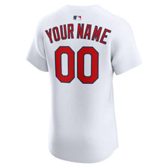St. Louis Cardinals Nike Home Elite Custom Jersey - White - Nike on Sale