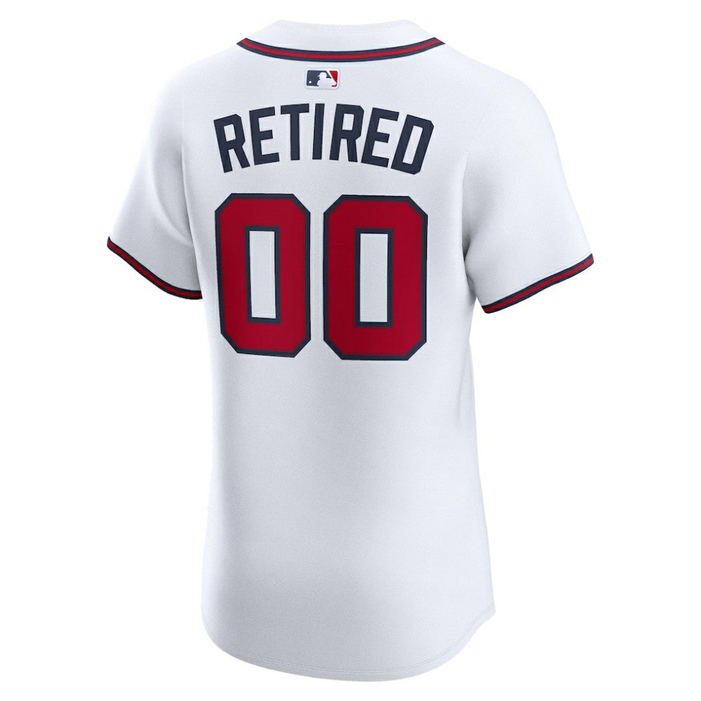 Atlanta Braves Nike  Home Elite Pick-A-Player Retired Roster Jersey - White - Nike Discount