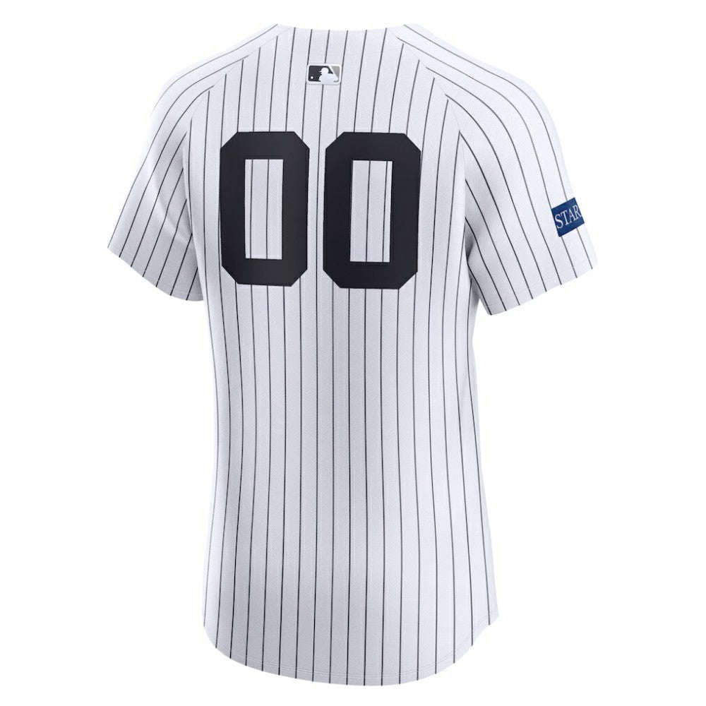 New York Yankees Nike Home Elite Sponsor Patch Pick-A-Player Retired Roster Jersey - White - Nike on Sale