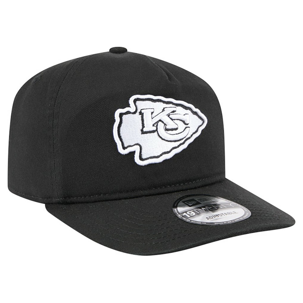 Kansas City Chiefs New Era 19TWENTY Adjustable Hat Black/White