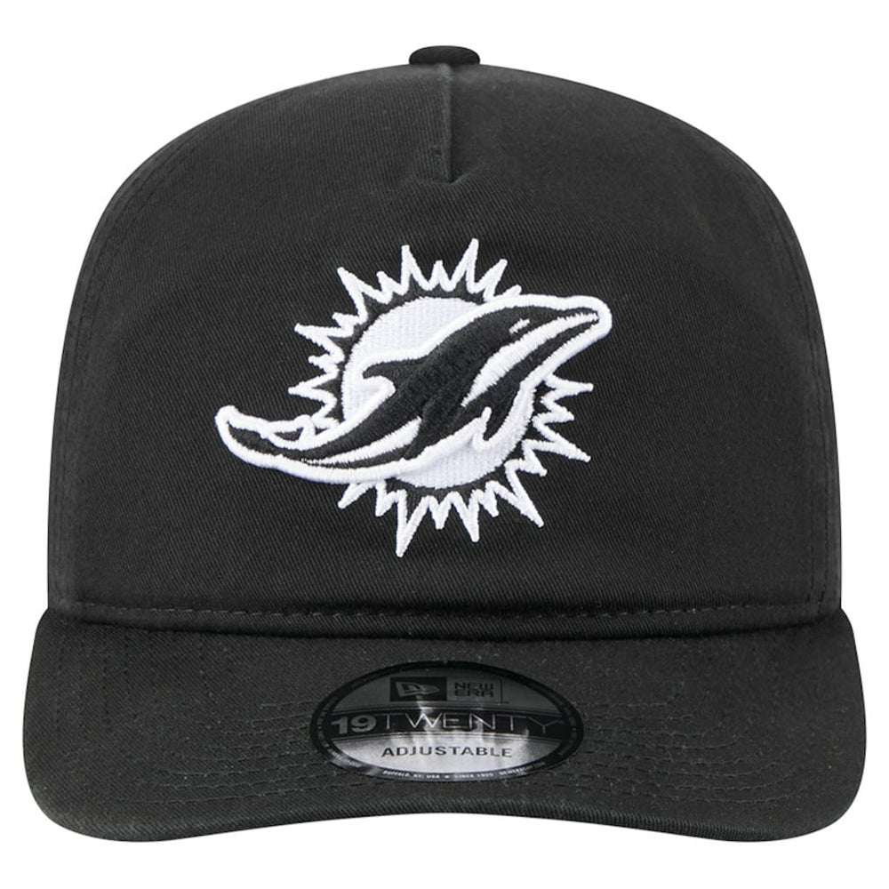 Miami Dolphins New Era 19TWENTY Adjustable Hat Black/White