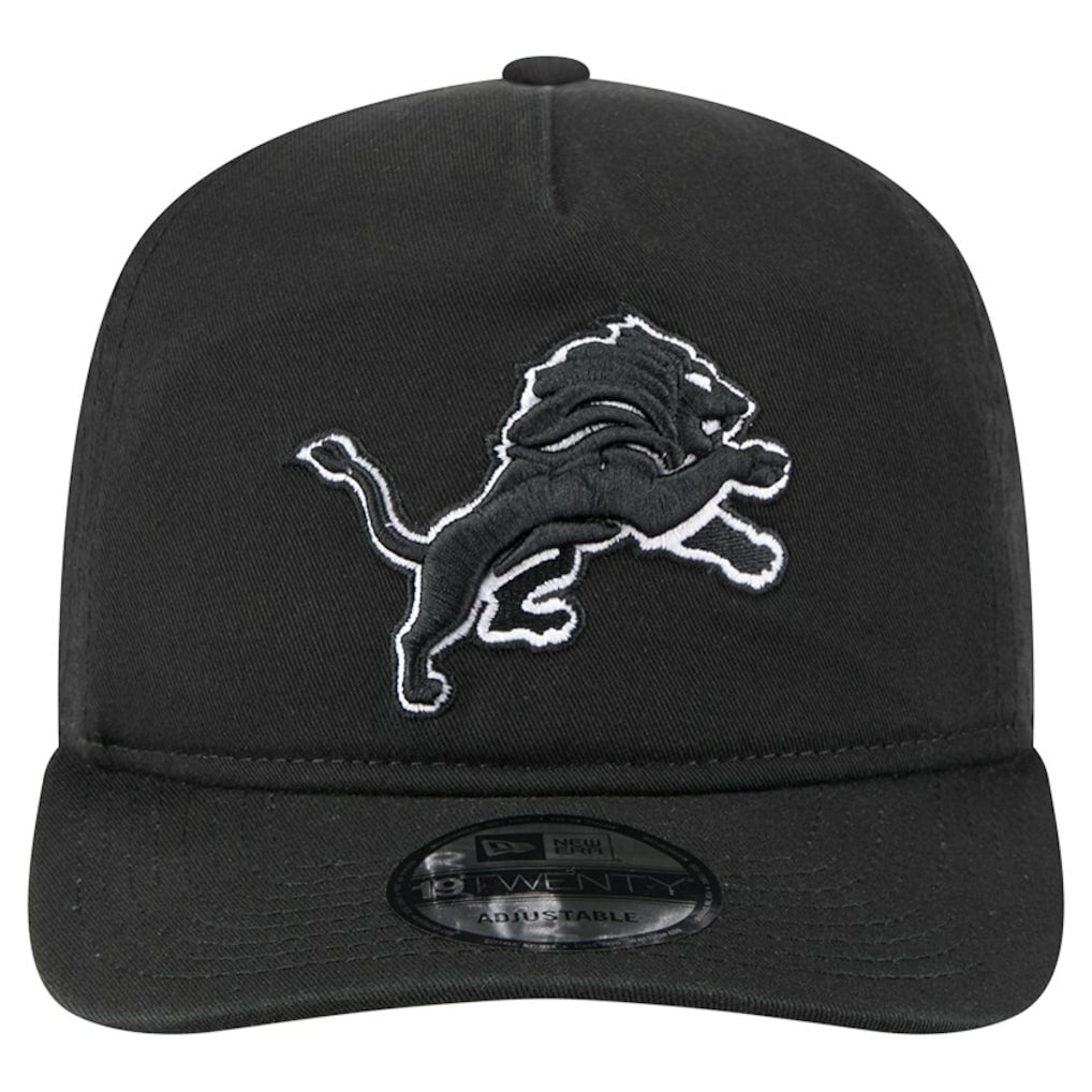 Detroit Lions New Era 19TWENTY Adjustable Hat Black/White