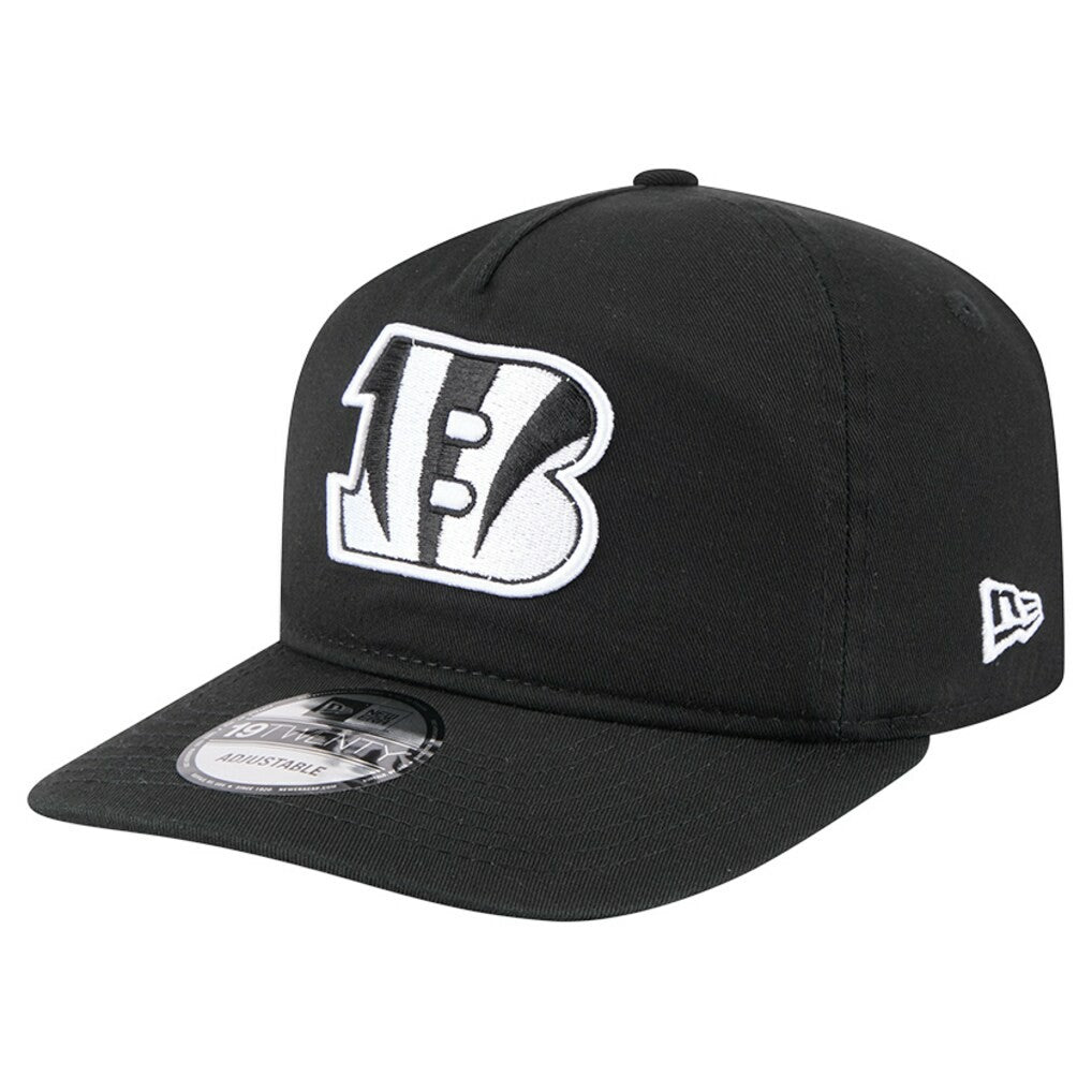 Cincinnati Bengals New Era 19TWENTY Adjustable Hat Black/White