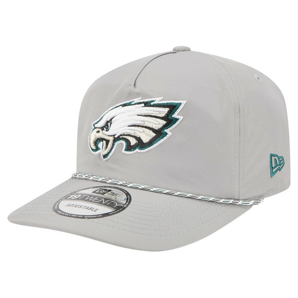 Philadelphia Eagles New Era Rope 19TWENTY Hat Silver
