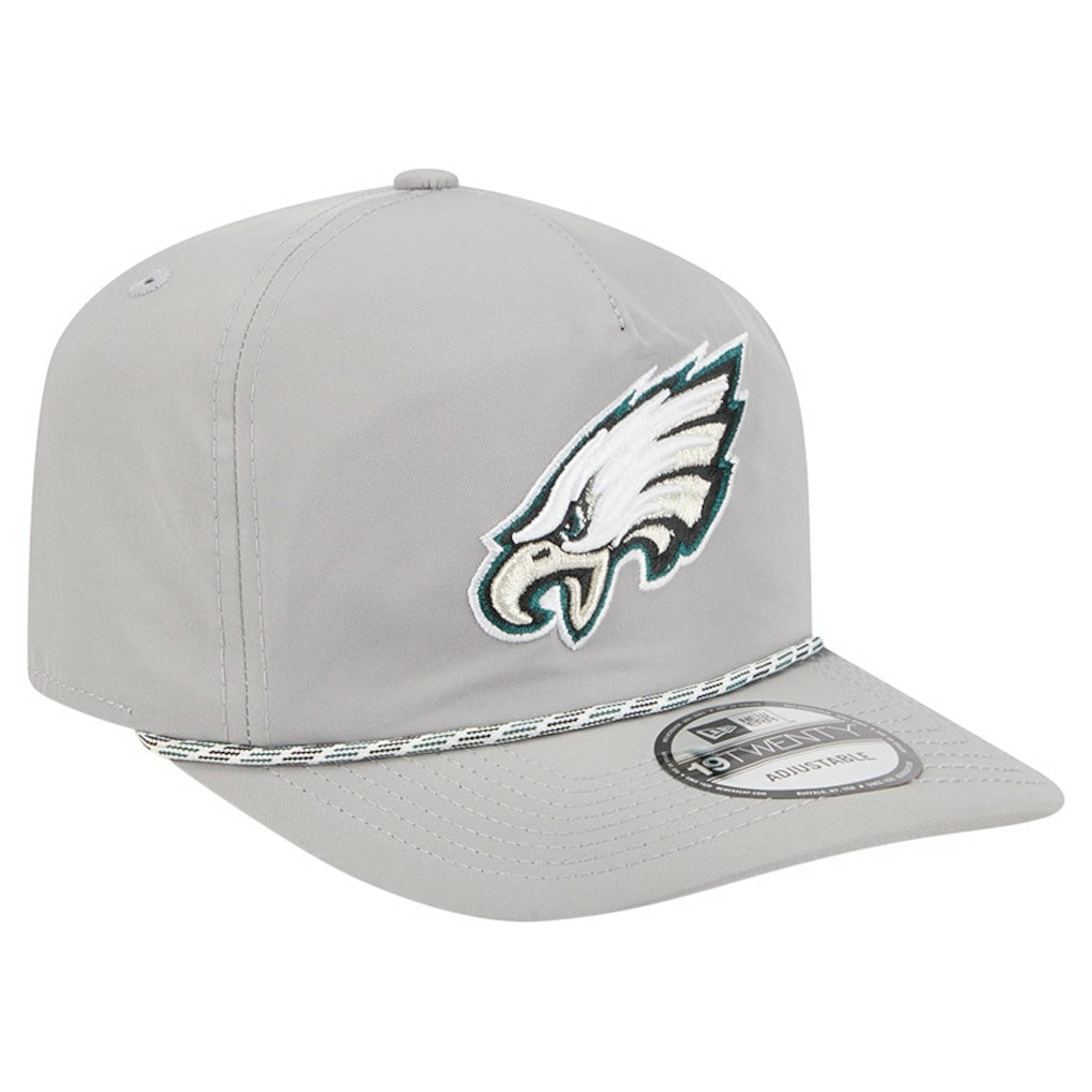 Philadelphia Eagles New Era Rope 19TWENTY Hat Silver