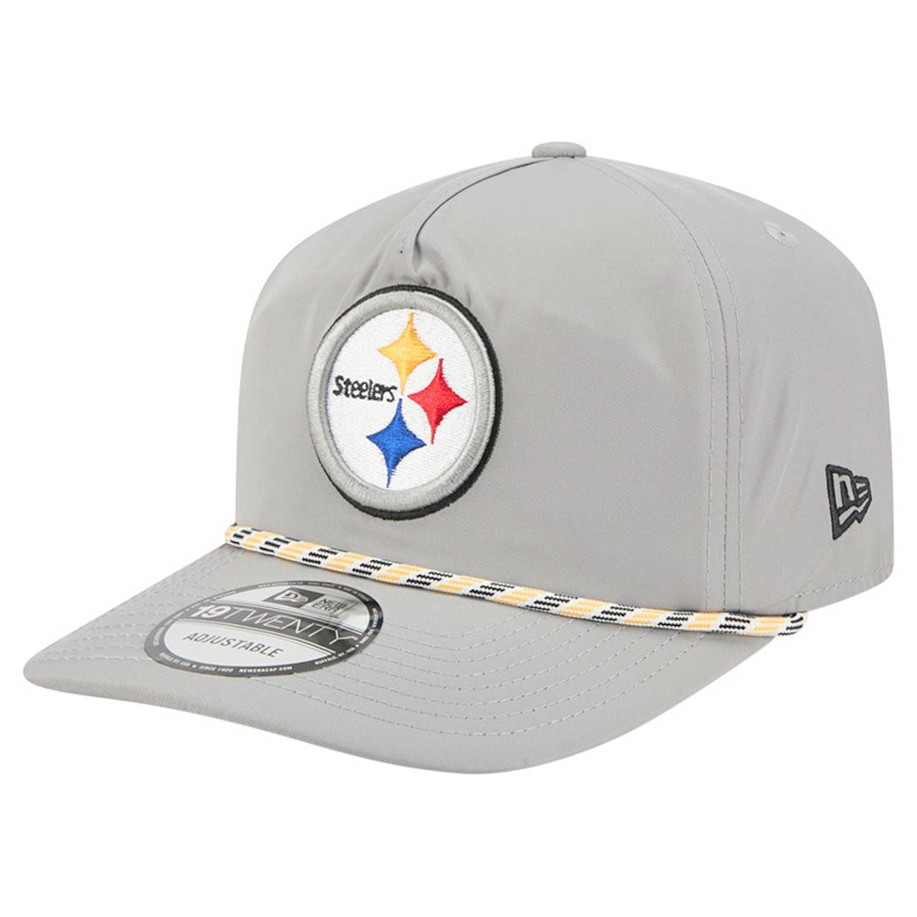 Pittsburgh Steelers New Era Rope 19TWENTY Hat Gray