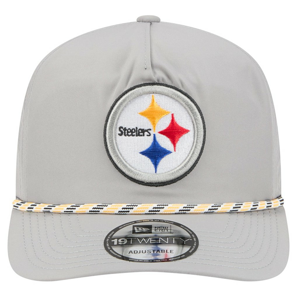 Pittsburgh Steelers New Era Rope 19TWENTY Hat Gray