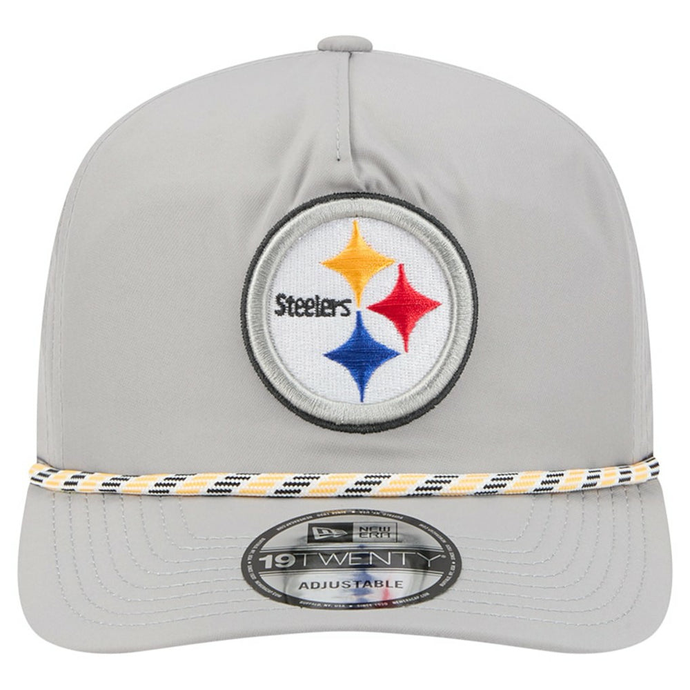 Pittsburgh Steelers New Era Rope 19TWENTY Hat Gray