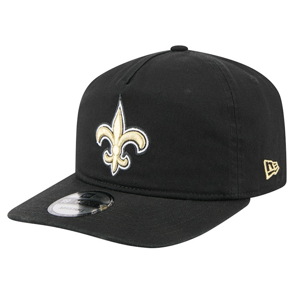 New Orleans Saints New Era Team 19TWENTY Adjustable Hat Black