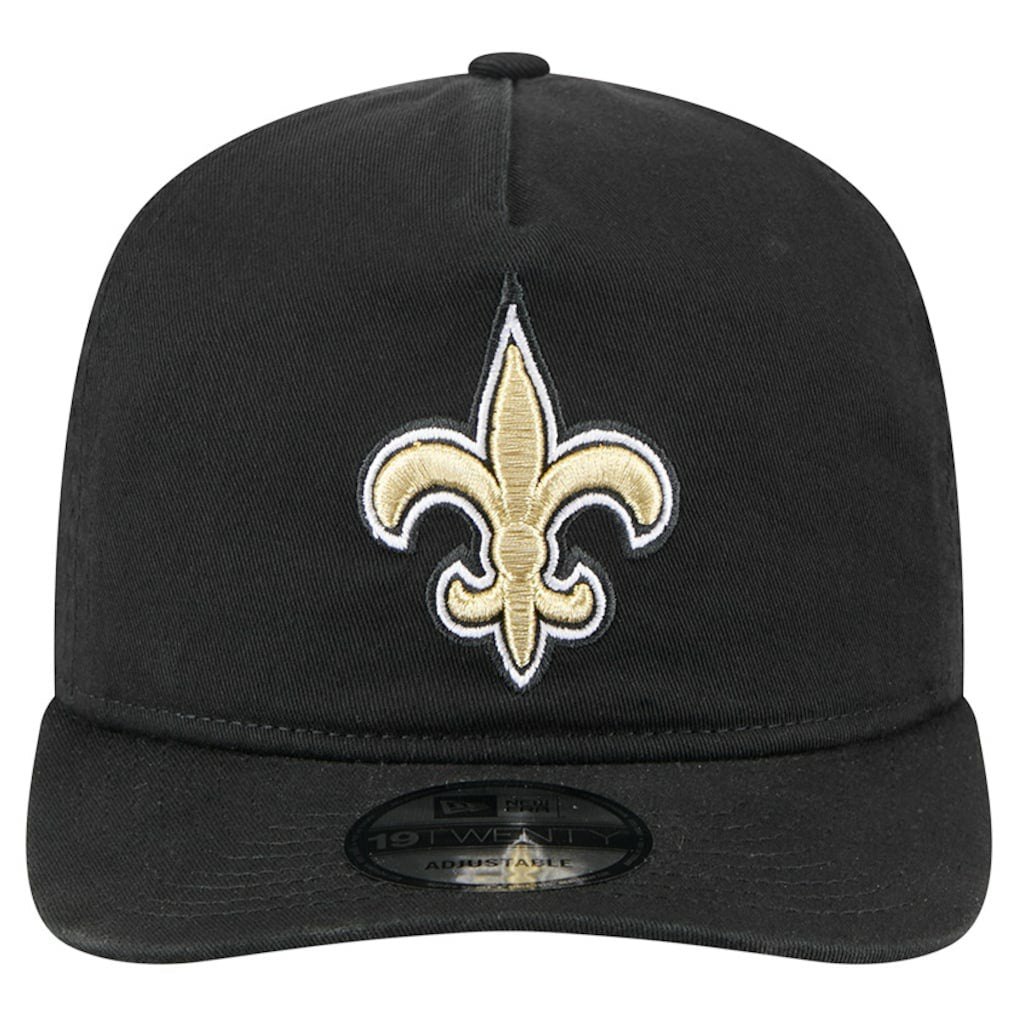 New Orleans Saints New Era Team 19TWENTY Adjustable Hat Black
