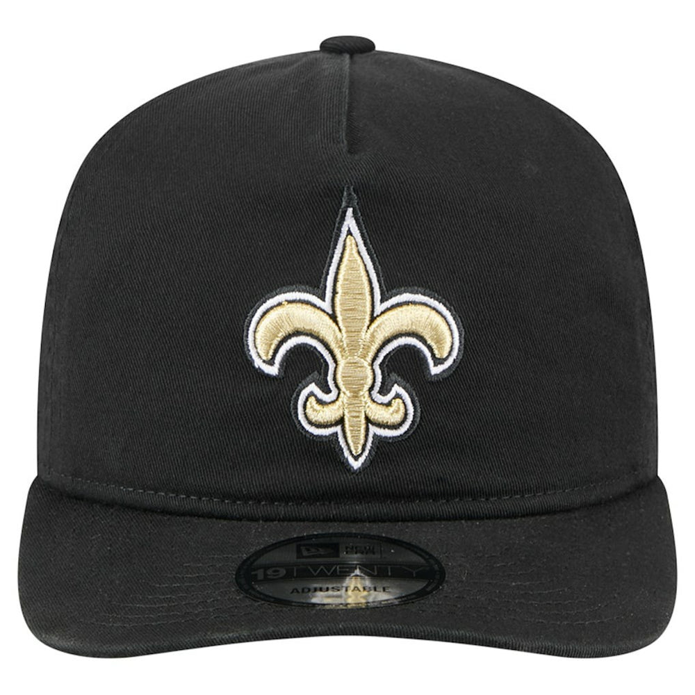 New Orleans Saints New Era Team 19TWENTY Adjustable Hat Black