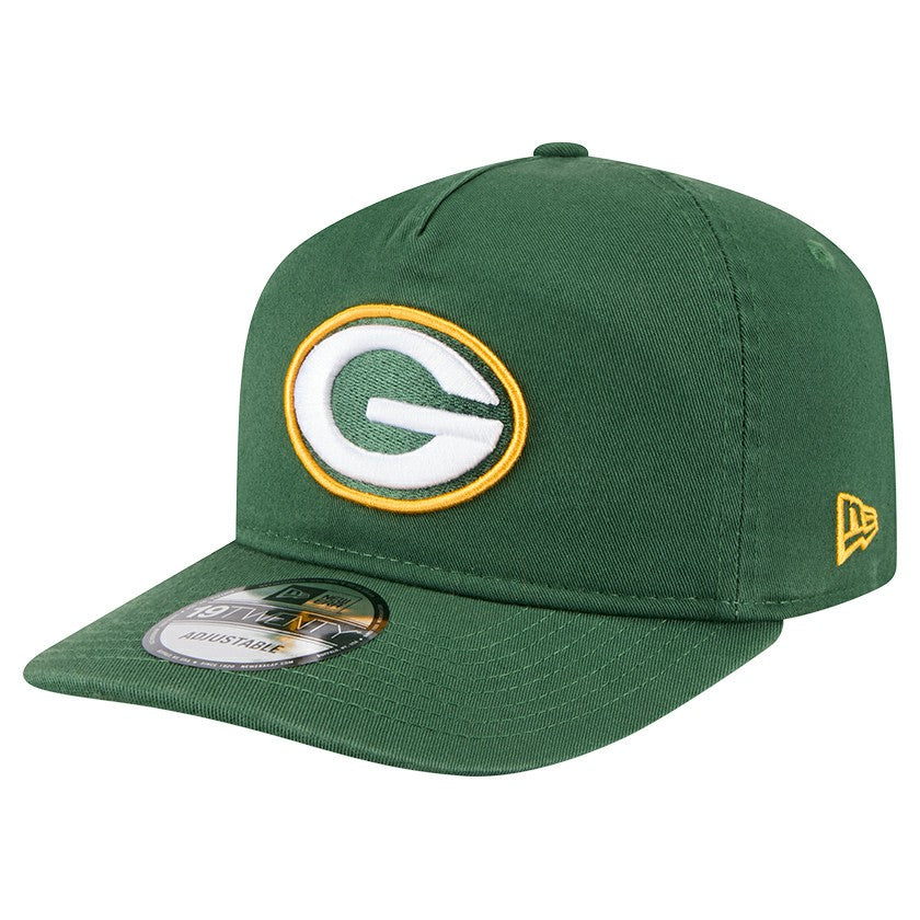 Green Bay Packers New Era Team 19TWENTY Adjustable Hat Green