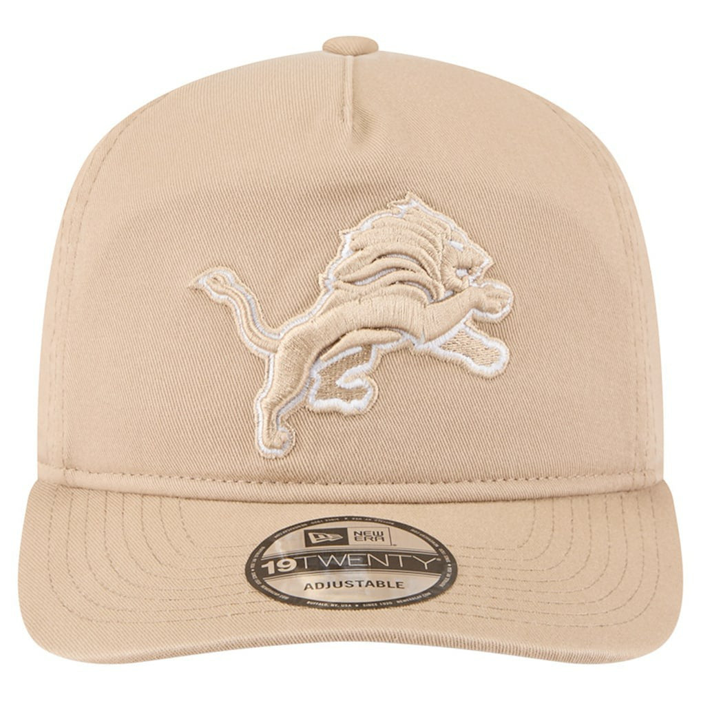Detroit Lions New Era 19TWENTY Adjustable Hat Tan