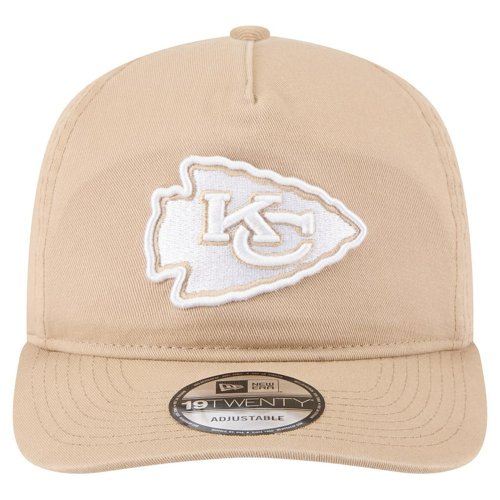 Kansas City Chiefs New Era 19TWENTY Adjustable Hat Tan