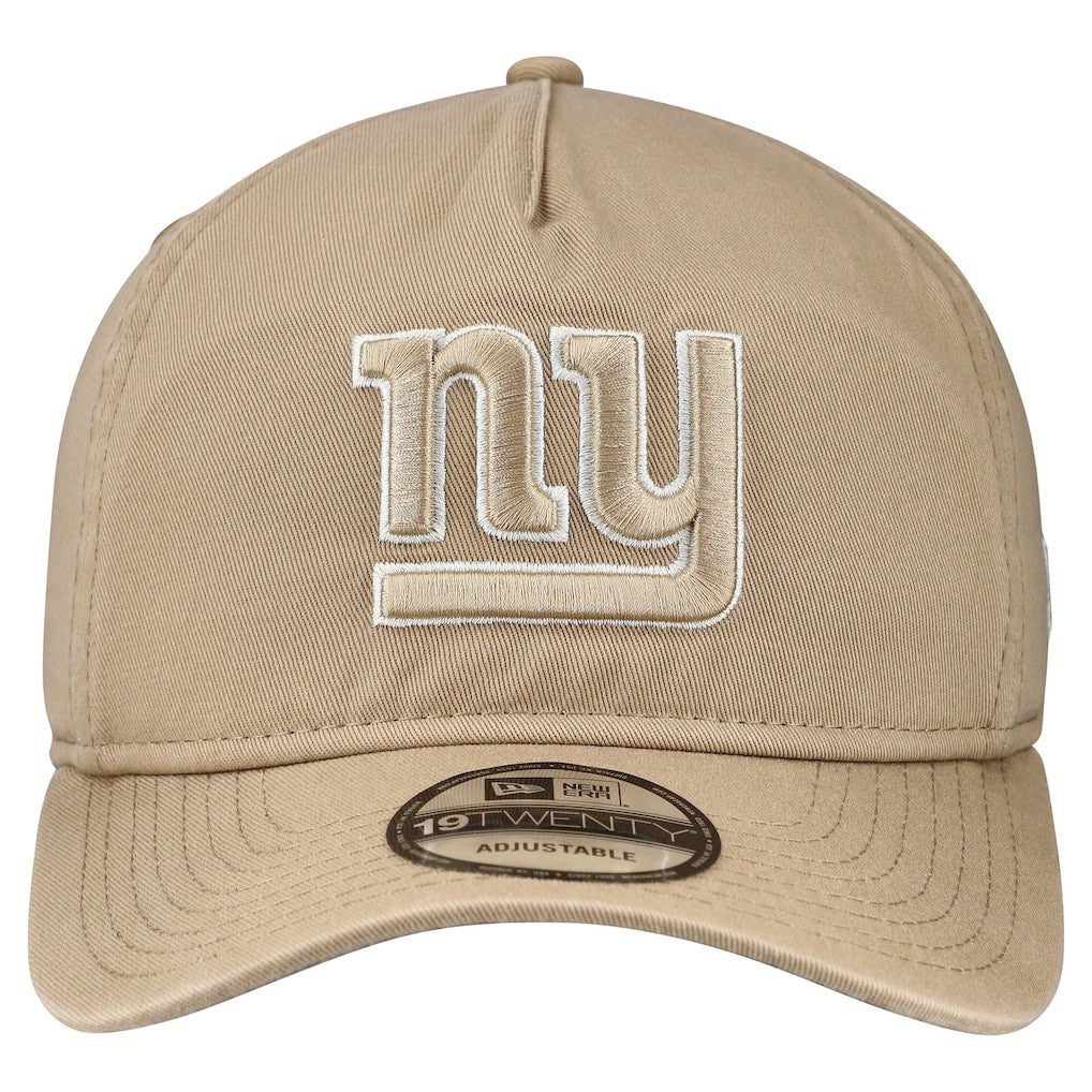 New York Giants New Era 19TWENTY Adjustable Hat Tan