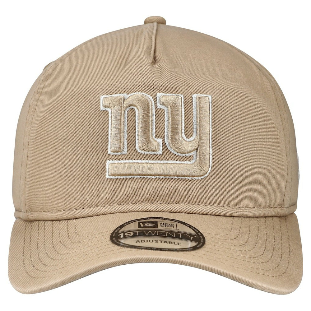 New York Giants New Era 19TWENTY Adjustable Hat Tan