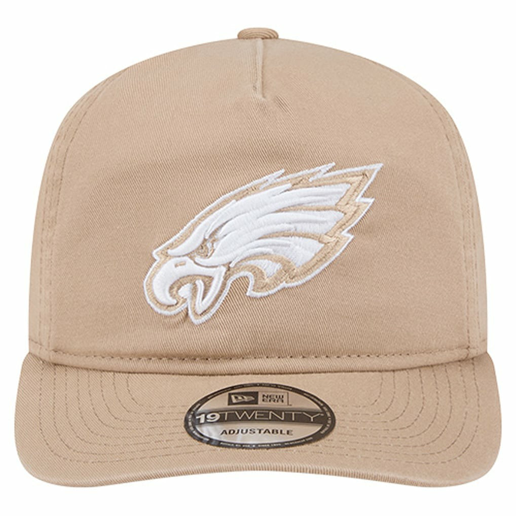 Philadelphia Eagles New Era 19TWENTY Adjustable Hat Tan