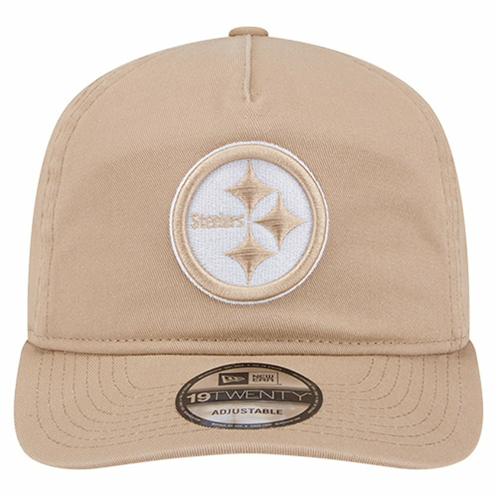 Pittsburgh Steelers New Era 19TWENTY Adjustable Hat Tan