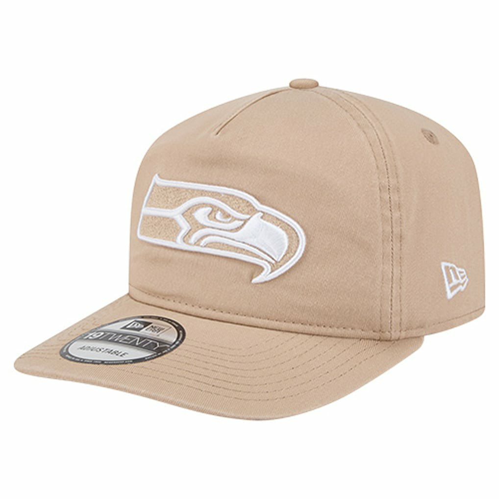 Seattle Seahawks New Era 19TWENTY Adjustable Hat Tan