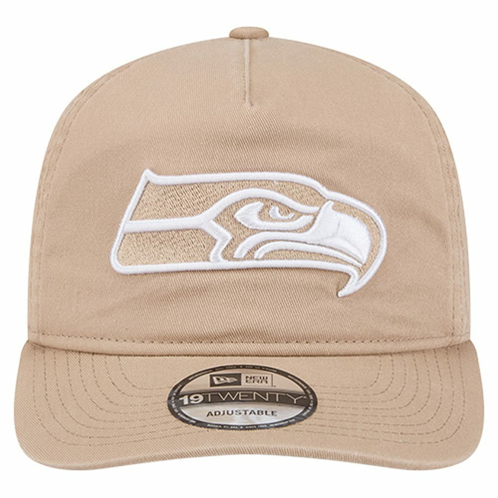 Seattle Seahawks New Era 19TWENTY Adjustable Hat Tan