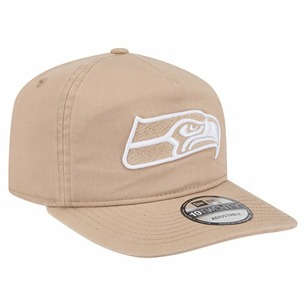 Seattle Seahawks New Era 19TWENTY Adjustable Hat Tan