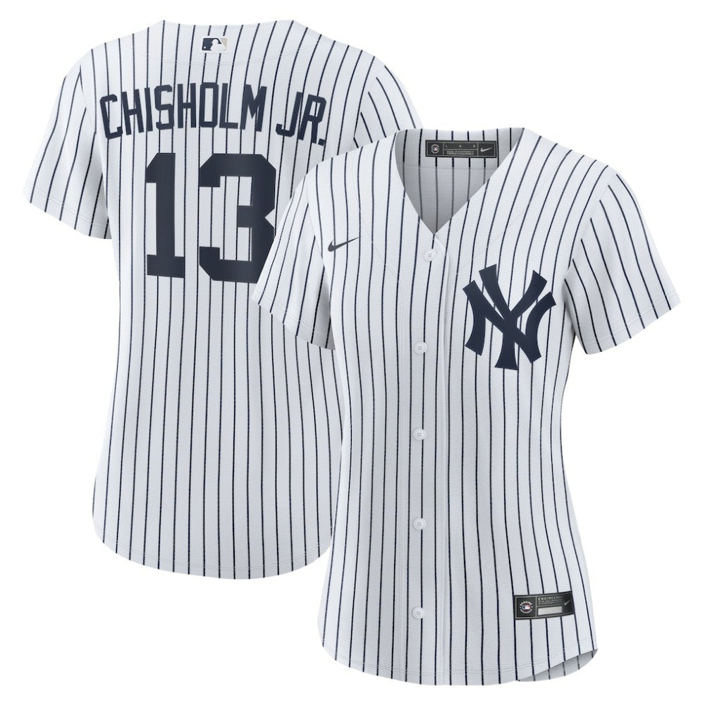 Jazz Chisholm Jr. New York Yankees Nike Women's Home Replica Jersey - White - Nike Sale