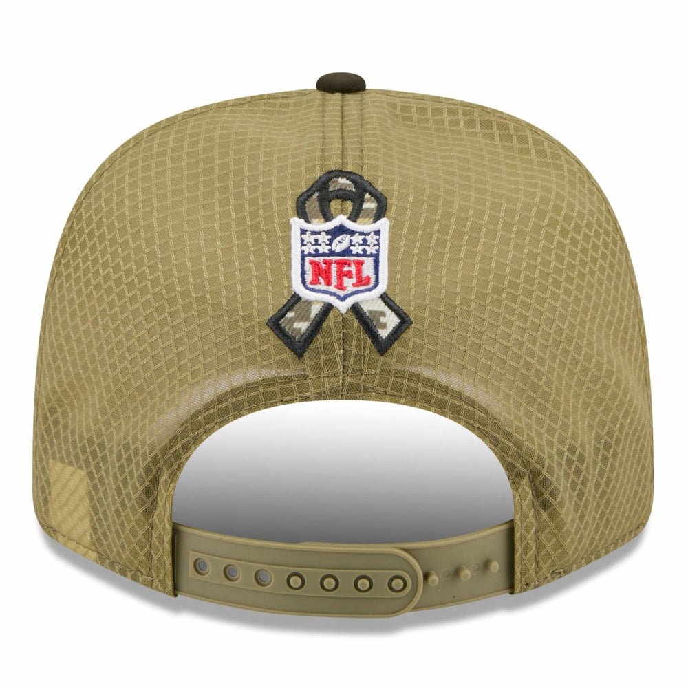 New York Jets New Era 2025 Salute to Service 9SEVENTY Adjustable Hat Green