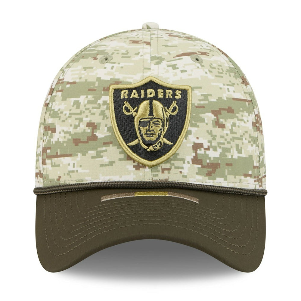 Las Vegas Raiders New Era 2025 Salute to Service 39THIRTY Flex Hat Camo