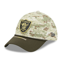 Las Vegas Raiders New Era 2025 Salute to Service 39THIRTY Flex Hat Camo