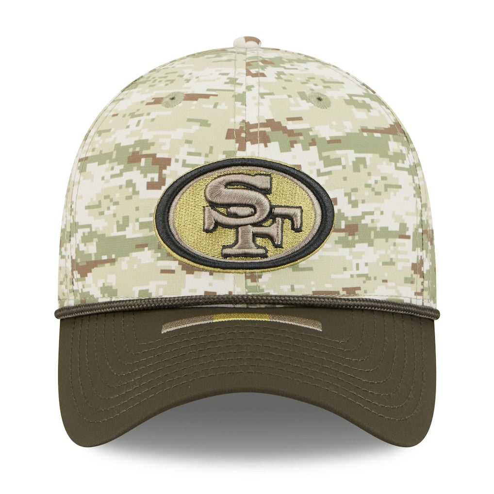San Francisco 49ers New Era 2025 Salute to Service 39THIRTY Flex Hat Camo