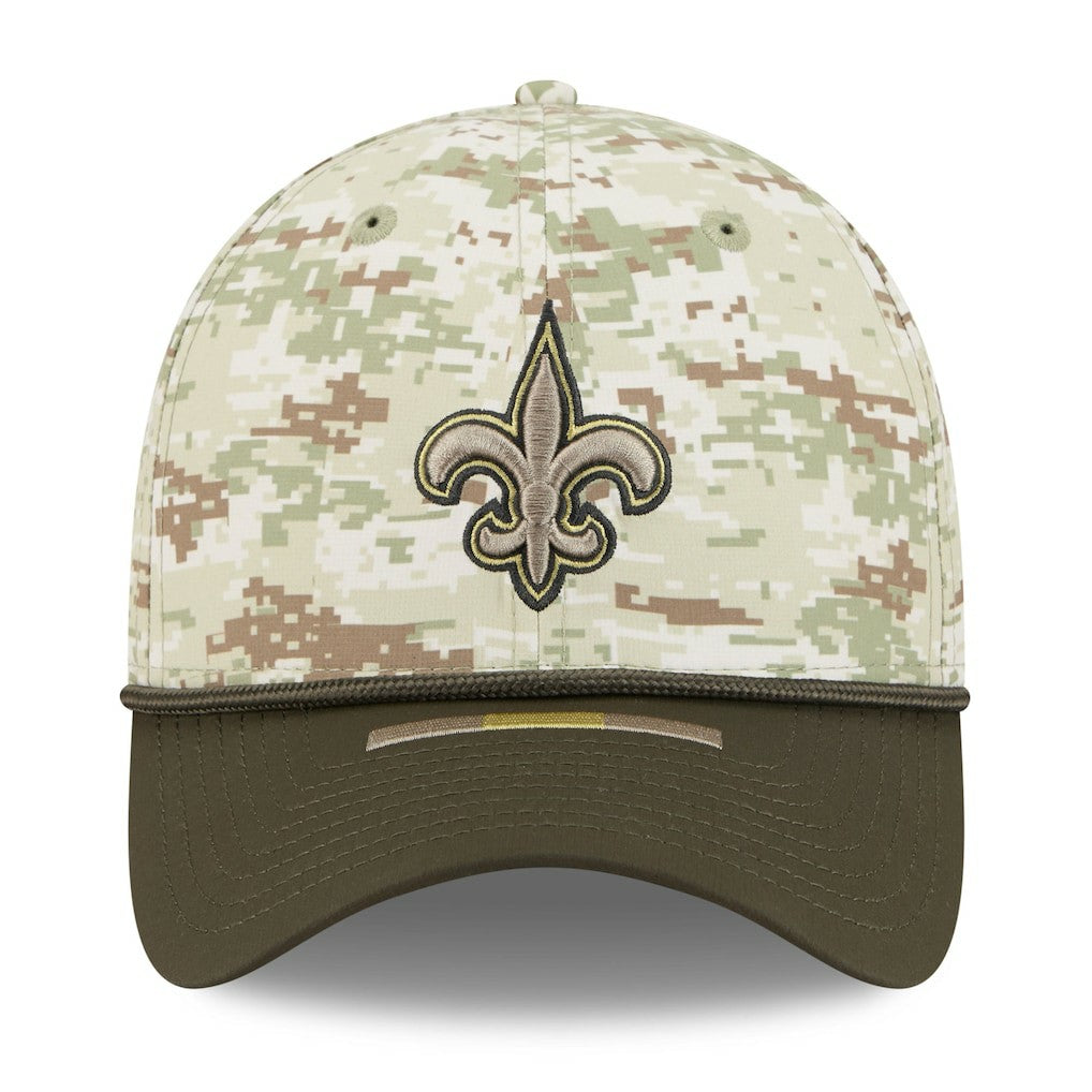 New Orleans Saints New Era 2025 Salute to Service 39THIRTY Flex Hat Camo