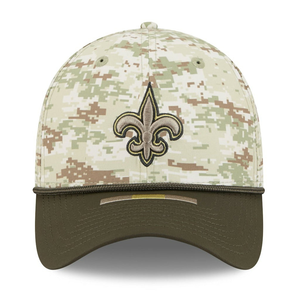 New Orleans Saints New Era 2025 Salute to Service 39THIRTY Flex Hat Camo