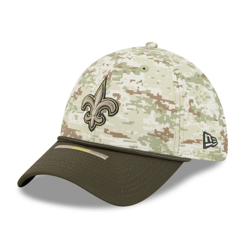 New Orleans Saints New Era 2025 Salute to Service 39THIRTY Flex Hat Camo