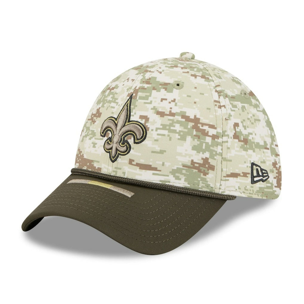 New Orleans Saints New Era 2025 Salute to Service 39THIRTY Flex Hat Camo