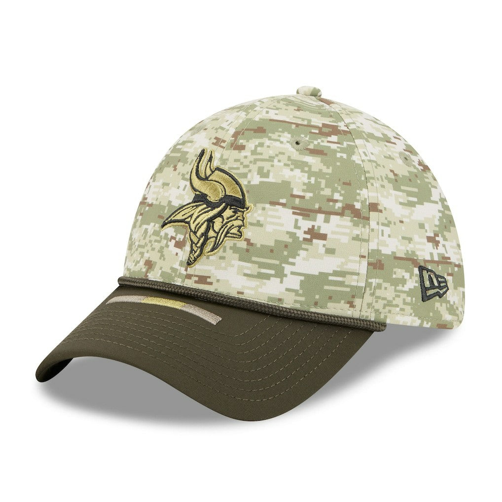 Minnesota Vikings New Era 2025 Salute to Service 39THIRTY Flex Hat Camo