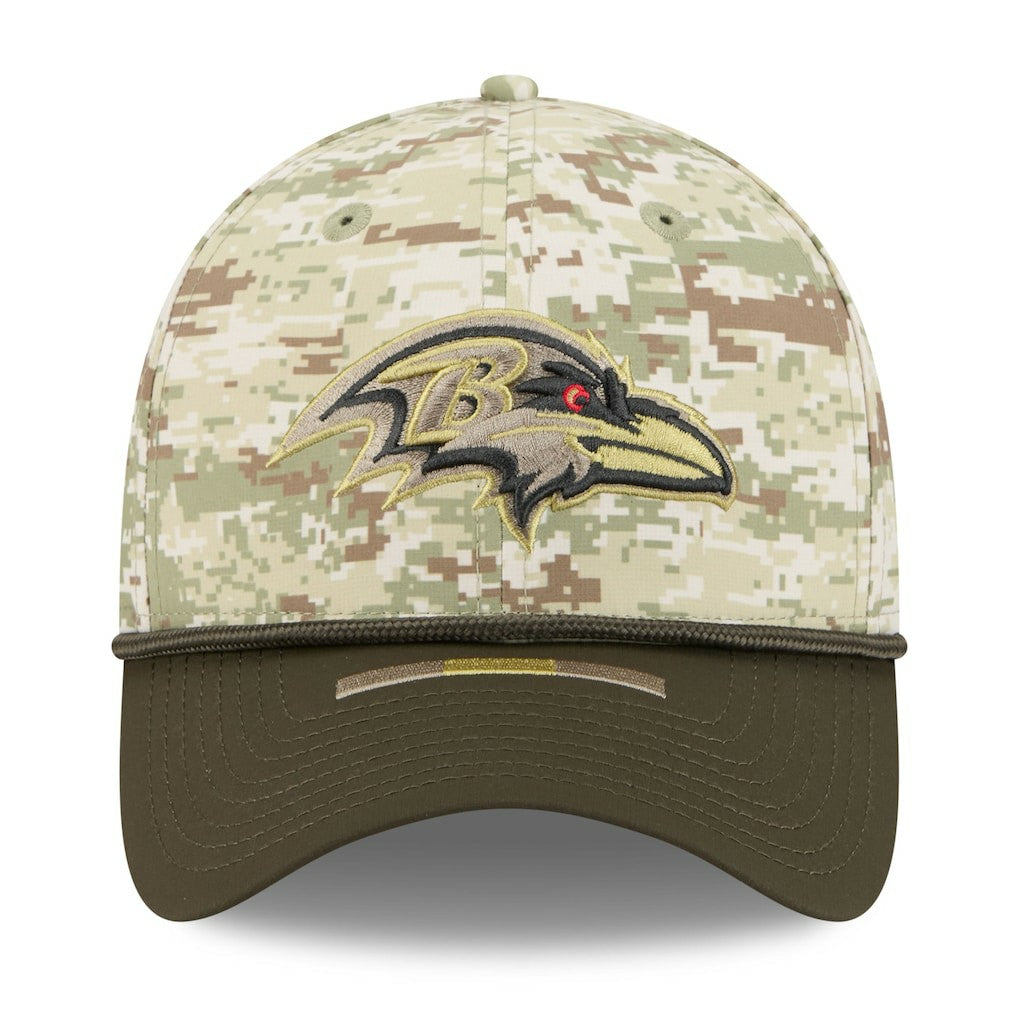 Baltimore Ravens New Era 2025 Salute to Service 39THIRTY Flex Hat Camo