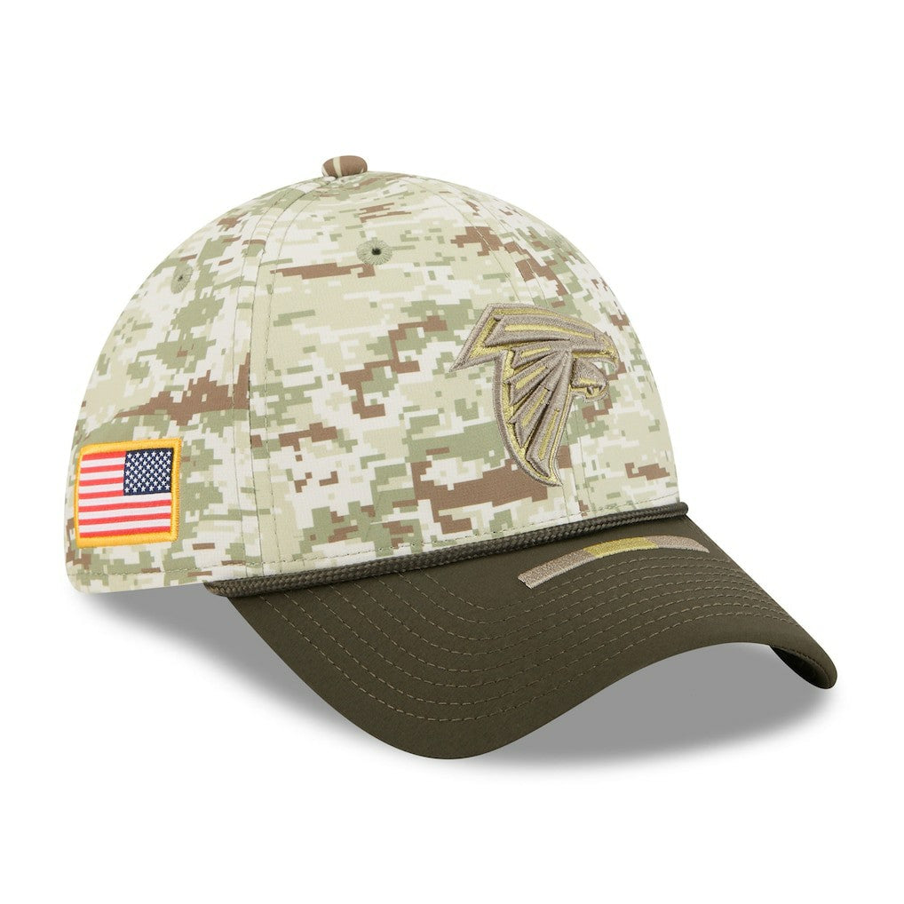Atlanta Falcons New Era 2025 Salute to Service 39THIRTY Flex Hat Camo