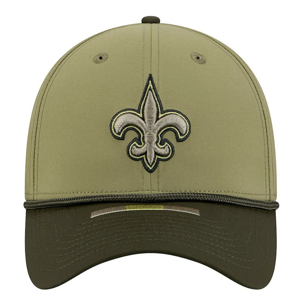 New Orleans Saints New Era 2025 Salute to Service 39THIRTY Flex Hat Green