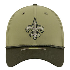 New Orleans Saints New Era 2025 Salute to Service 39THIRTY Flex Hat Green