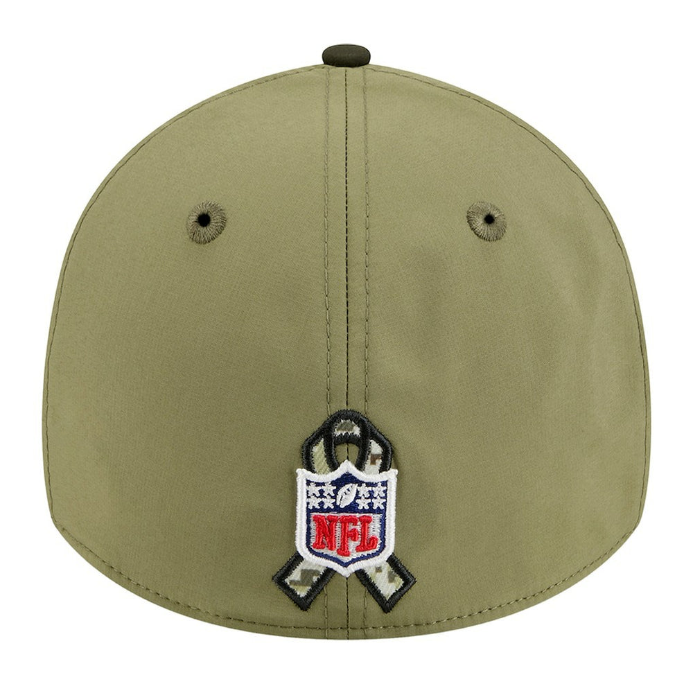 New Orleans Saints New Era 2025 Salute to Service 39THIRTY Flex Hat Green