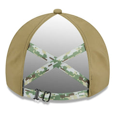Minnesota Vikings New Era Women's 2025 Salute to Service Pony Tail Adjustable Hat Green