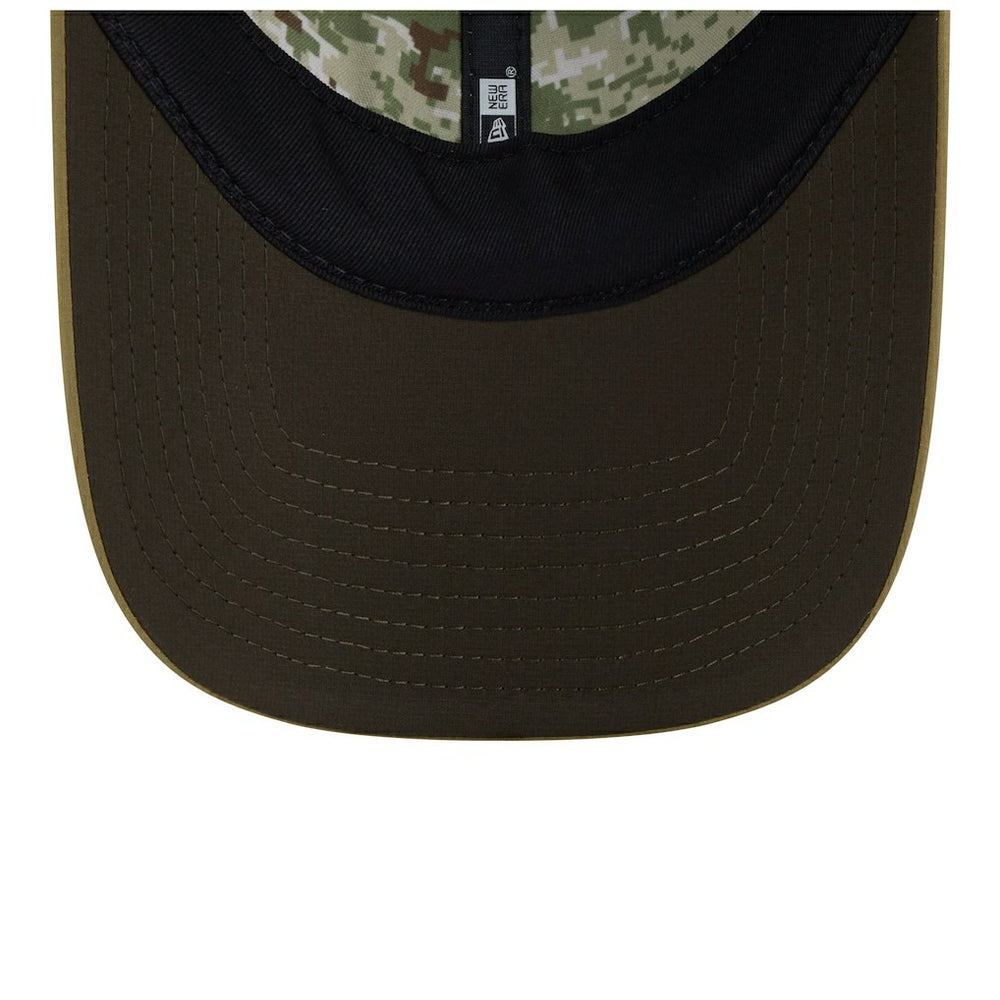 Las Vegas Raiders New Era Women's 2025 Salute to Service Pony Tail Adjustable Hat Green