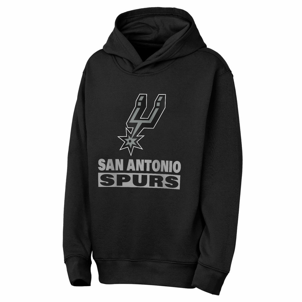 San Antonio Spurs Outerstuff Youth Back To The Basics Hoodie Black