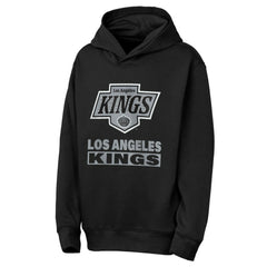 Los Angeles Kings Outerstuff Youth Back to Basics Hoodie - Black - NHL 202900621