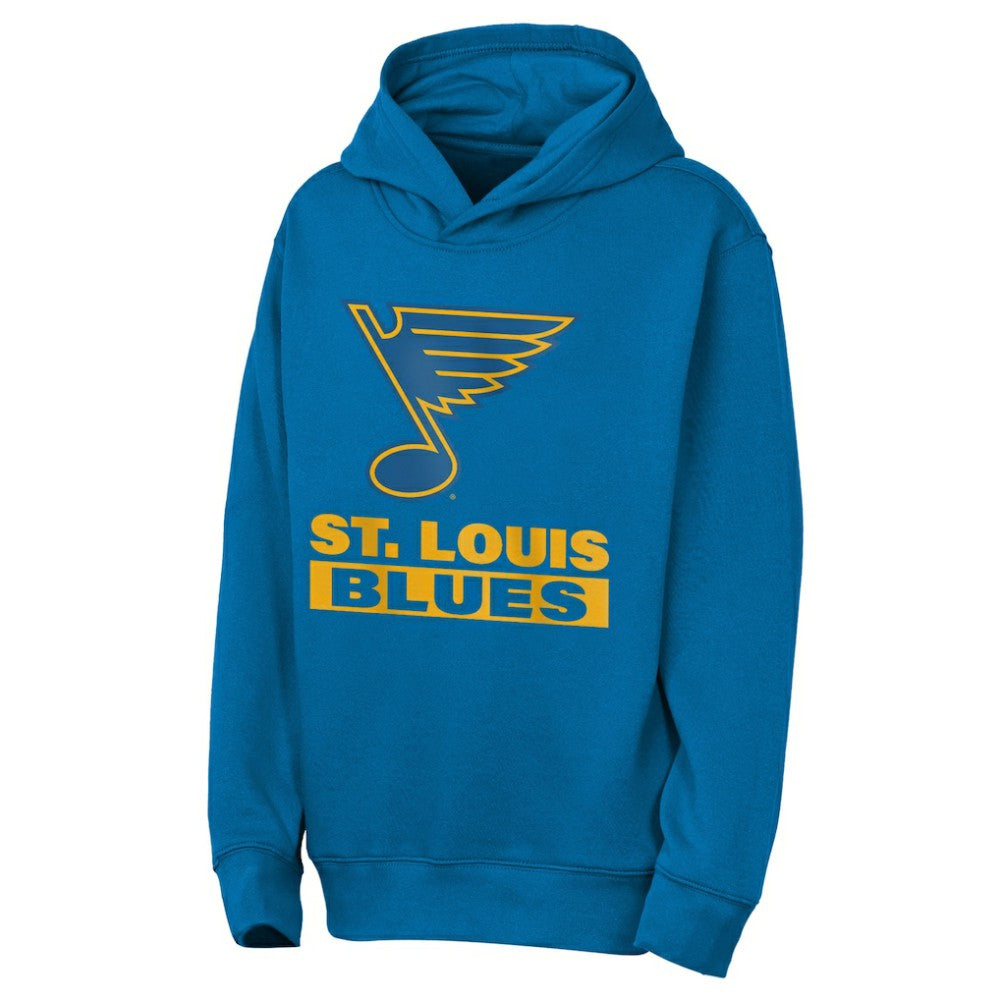St. Louis Blues Outerstuff Youth Back to Basics Hoodie - Blue - NHL 202900626