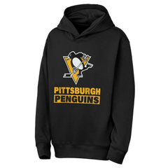 Pittsburgh Penguins Outerstuff Youth Back to Basics Hoodie - Black - NHL 202900637