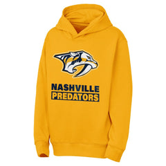 Nashville Predators Outerstuff Youth Back to Basics Hoodie - Gold - NHL 202900638