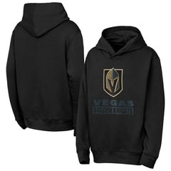 Vegas Golden Knights Outerstuff Youth Back to Basics Hoodie - Black - NHL 202900646